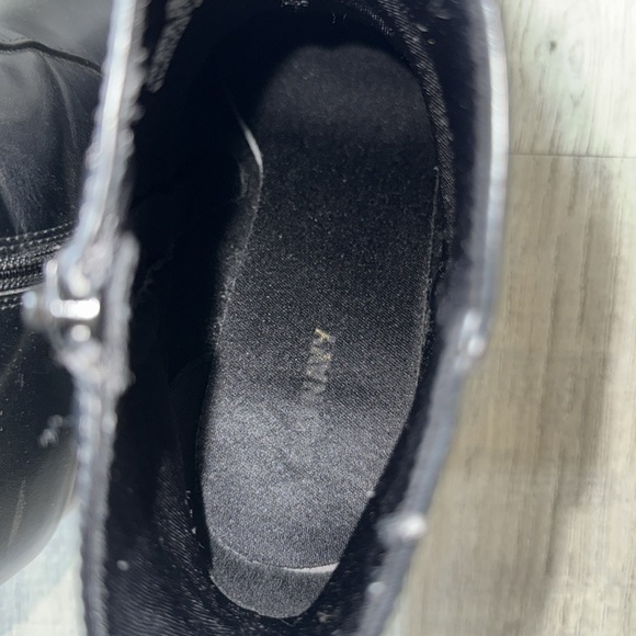 Faux Leather block heel ankle boots - Picture 7 of 8